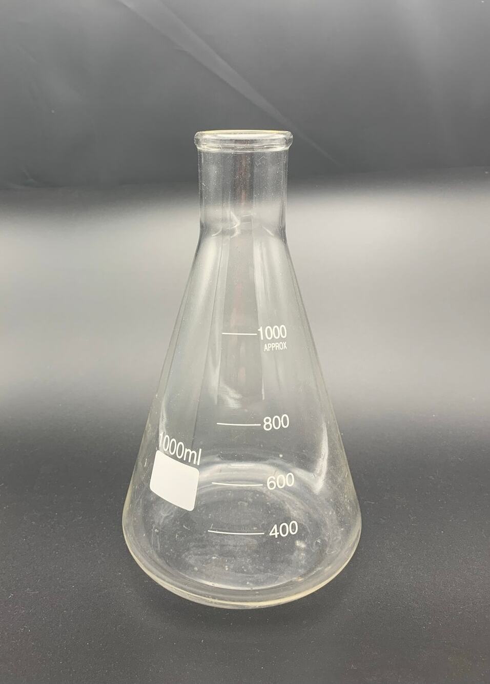 1000ml Glass Erlenmeyer Flask - 1L Lab Glassware Conical Mixing Flask